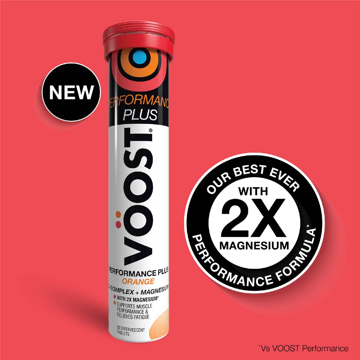 Voost Performance Plus Effervescent Tablets Orange 20 pack