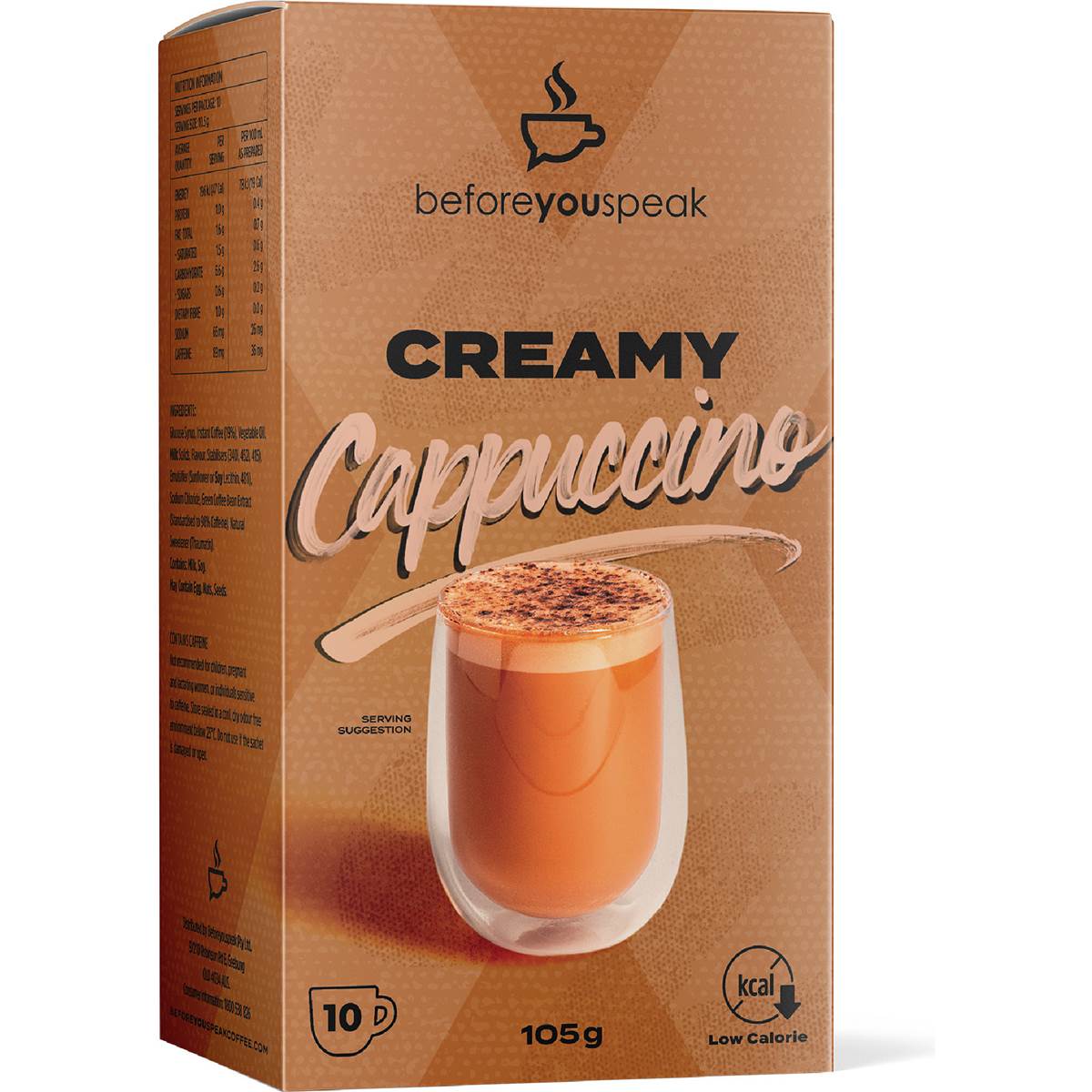 Before You Speak Creamy Cappuccino 10 pack