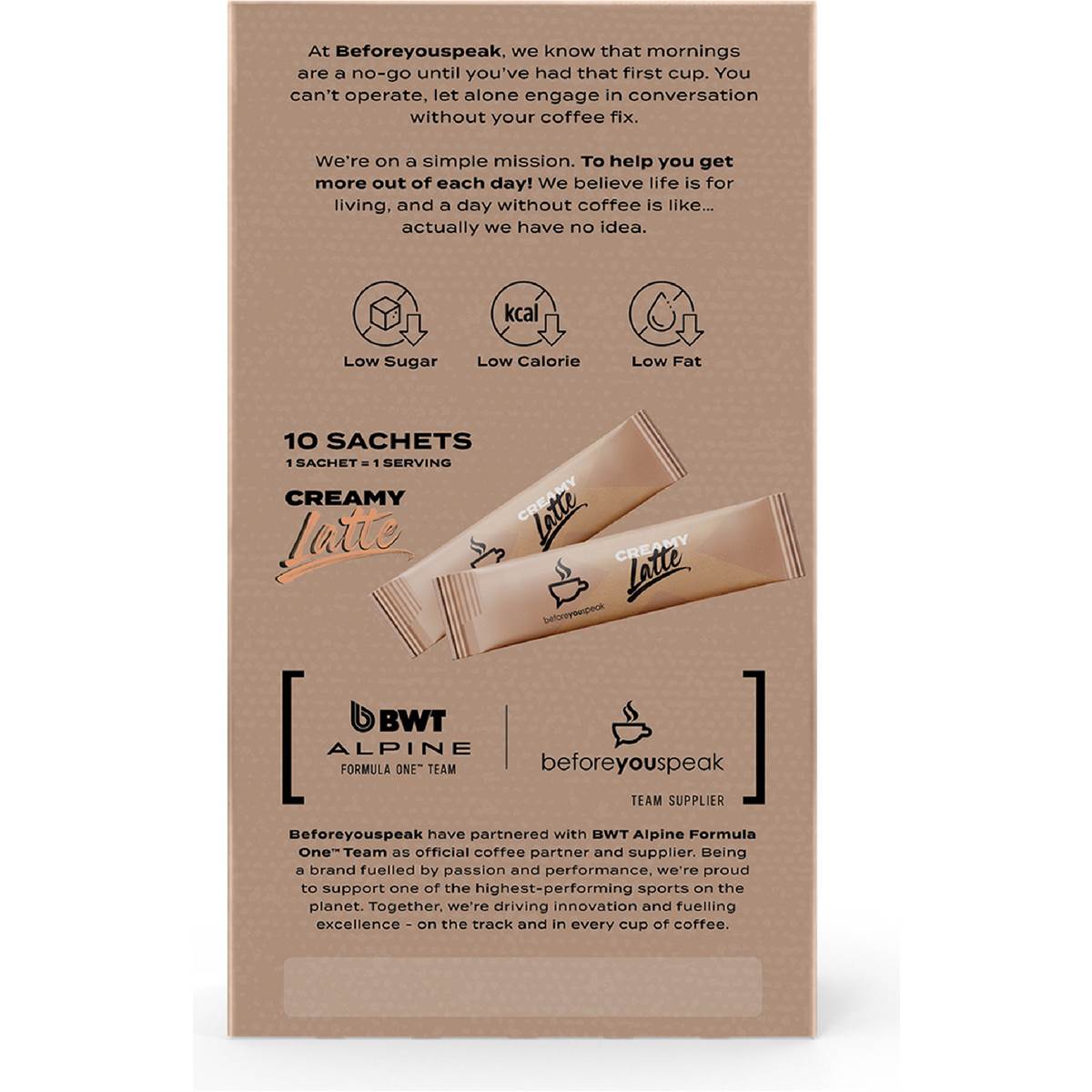 Before You Speak Creamy Latte 10 pack