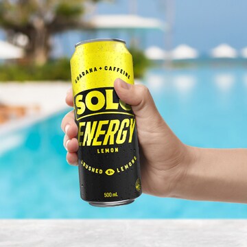 Solo Energy Drink Lemon Flavour Can 500mL