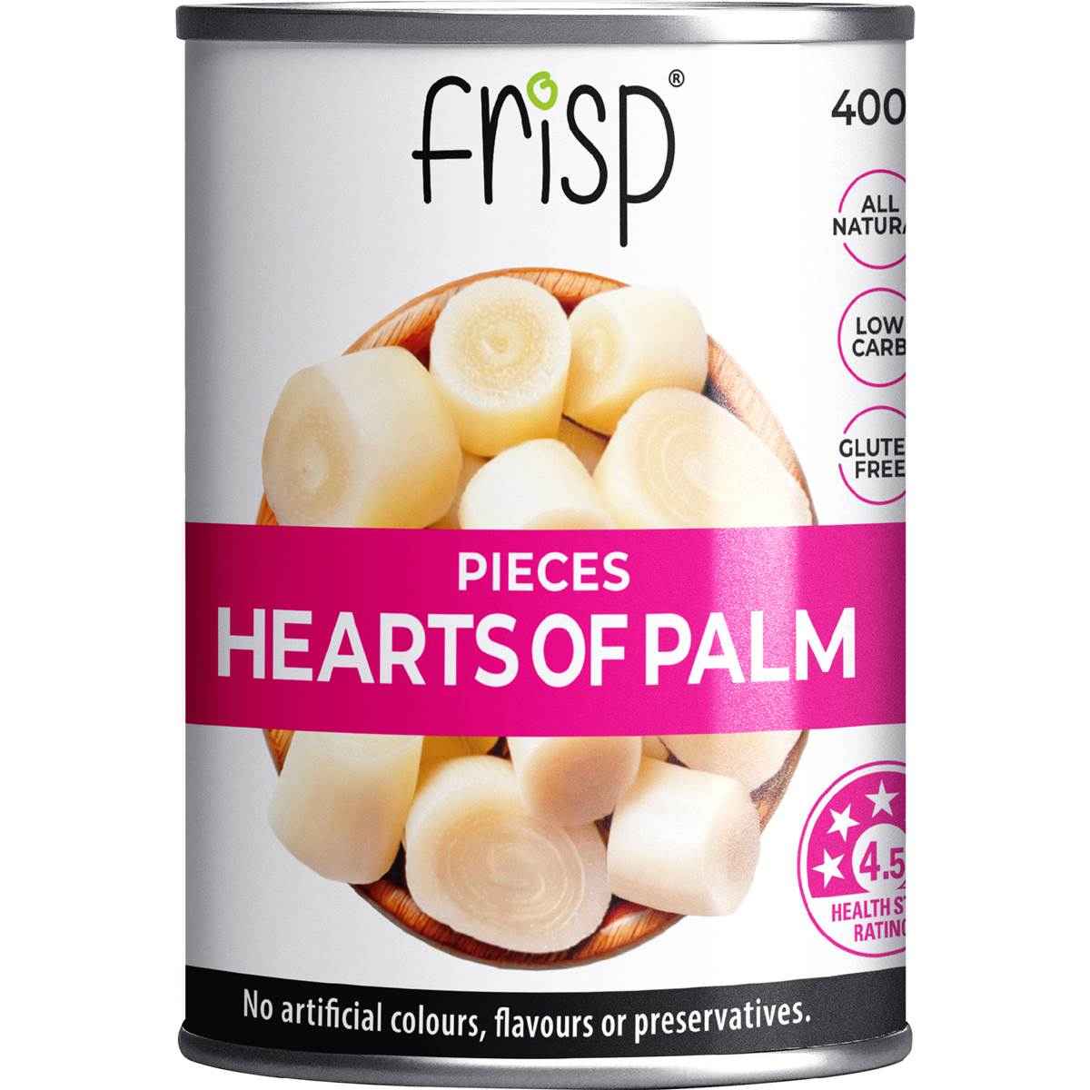 Frisp Hearts Of Palm Pieces 400g