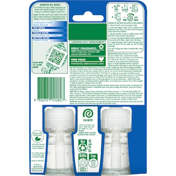 Air Wick 2x Essential Oil Ocean Waves & Sea Salt Plug In Refill 19mL x 2 pack