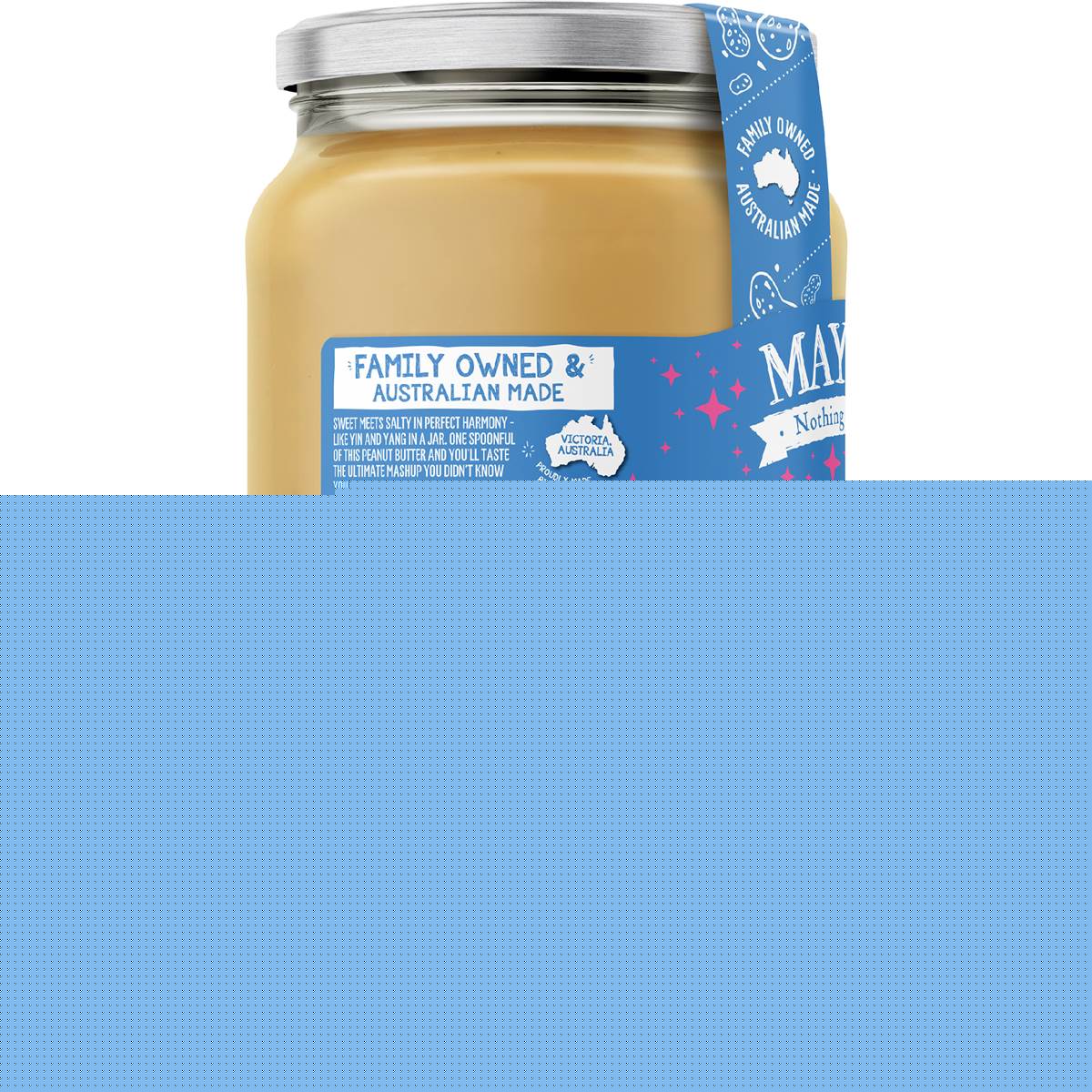 Mayver's Smooth Peanut Butter Sweet & Salty 375g