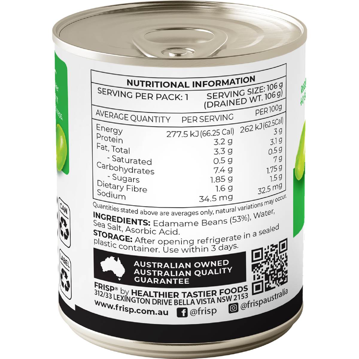 Frisp Edamame Beans 200g
