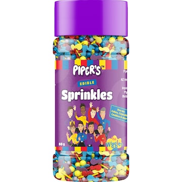 Piper's Edible Sprinkles The Wiggles 60g