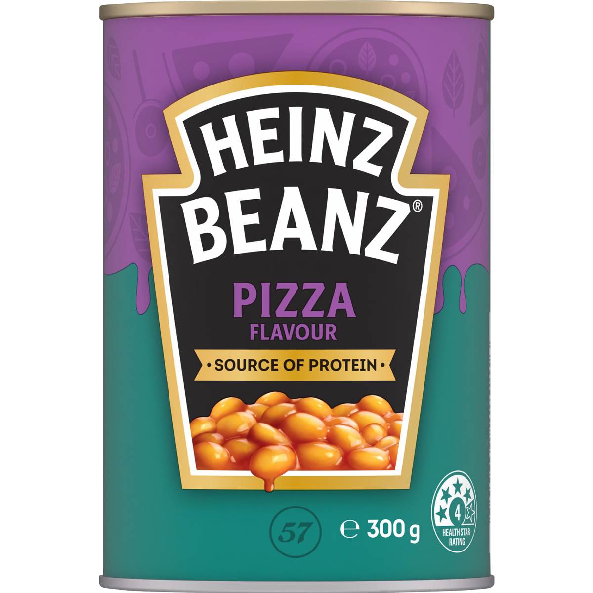 Heinz Canned Baked Beans Pizza 300g