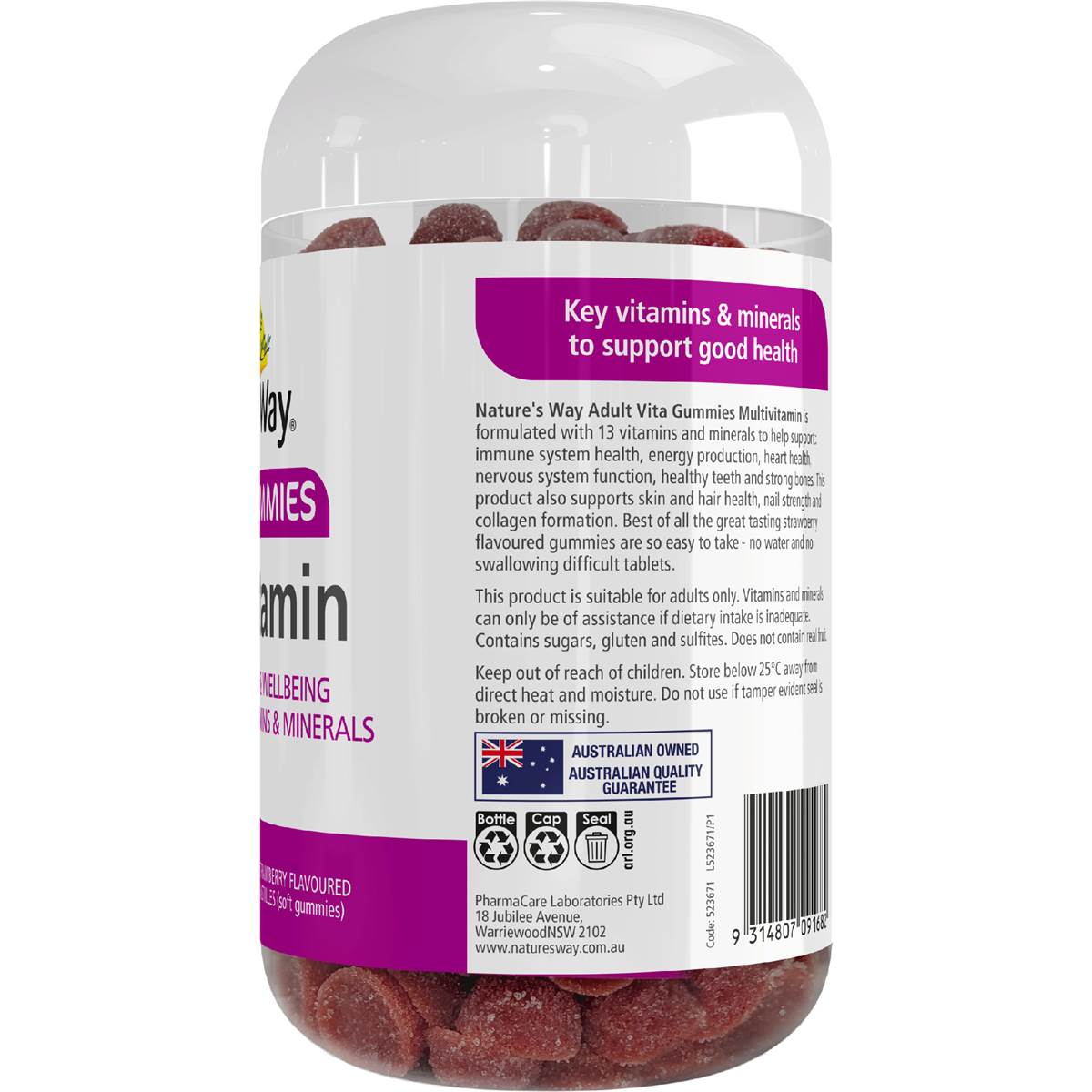 Nature's Way Adult Vita Gummies Multivitamin 180 pack