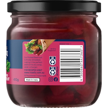 Rosella Thickly Shredded Pickled Beetroot 410g