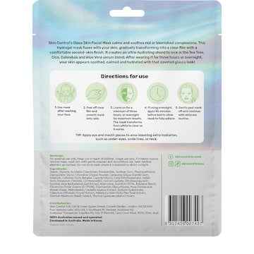 Skin Control Glass Skin Facial Mask Tea Tree & Cica each