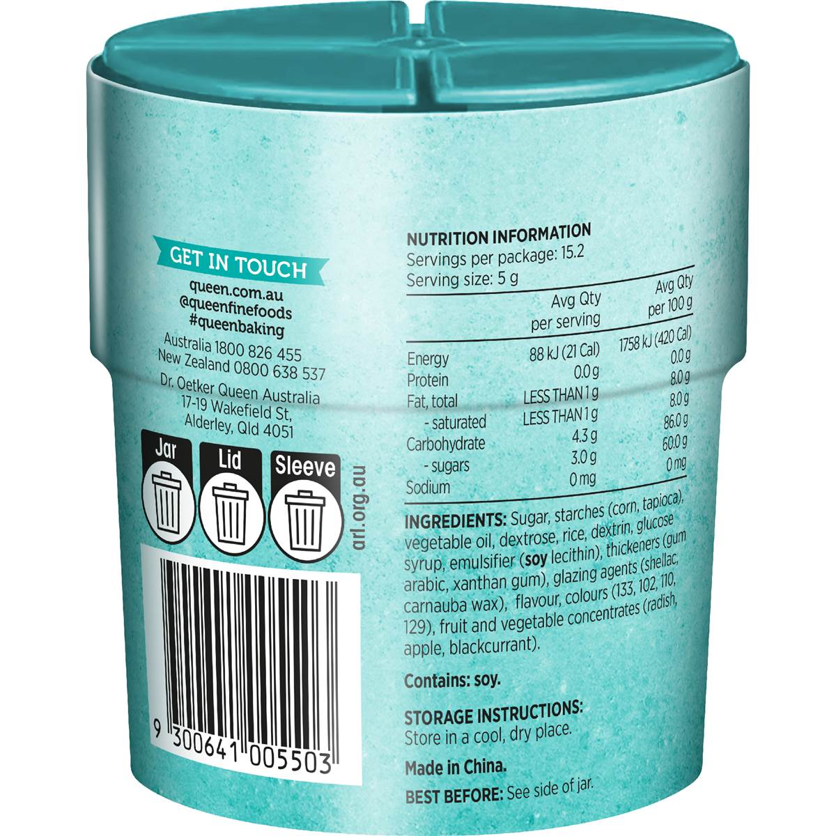 Queen Adventure Mix Sprinkles 76g