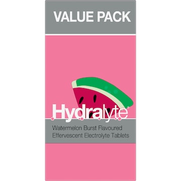 Hydralyte Electrolyte Tablets Watermelon Burst Flovoured 40 pack