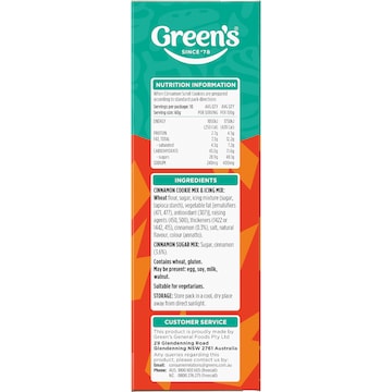 Green's Jumbl'd Cinnamon Scroll Cookies 520g