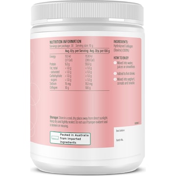 Life Botanics Pure Collagen Peptides Unflavoured 300g