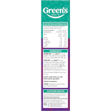 Green's Jumbl'd Cookie Loaded Brownies 480g