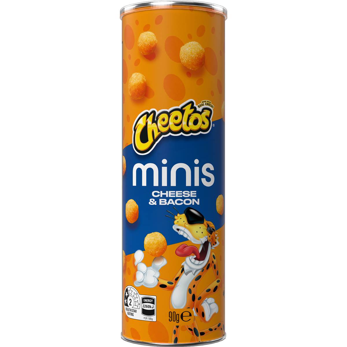 Cheetos Minis Cheese & Bacon Balls Cannister 90g