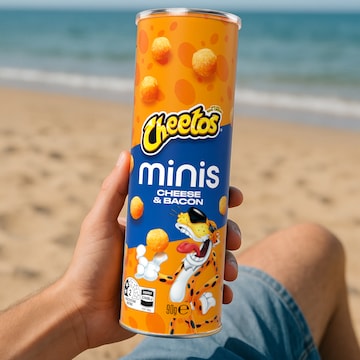 Cheetos Minis Cheese & Bacon Flavoured Snacks 90g