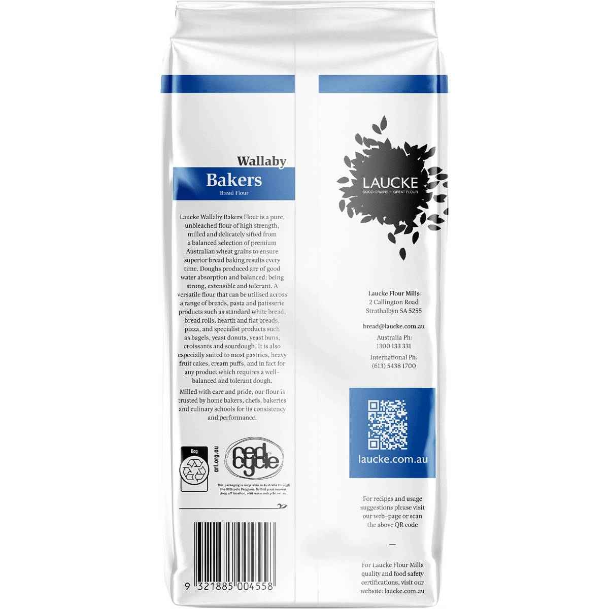 Laucke Wallaby Bakers Bread Flour 1kg
