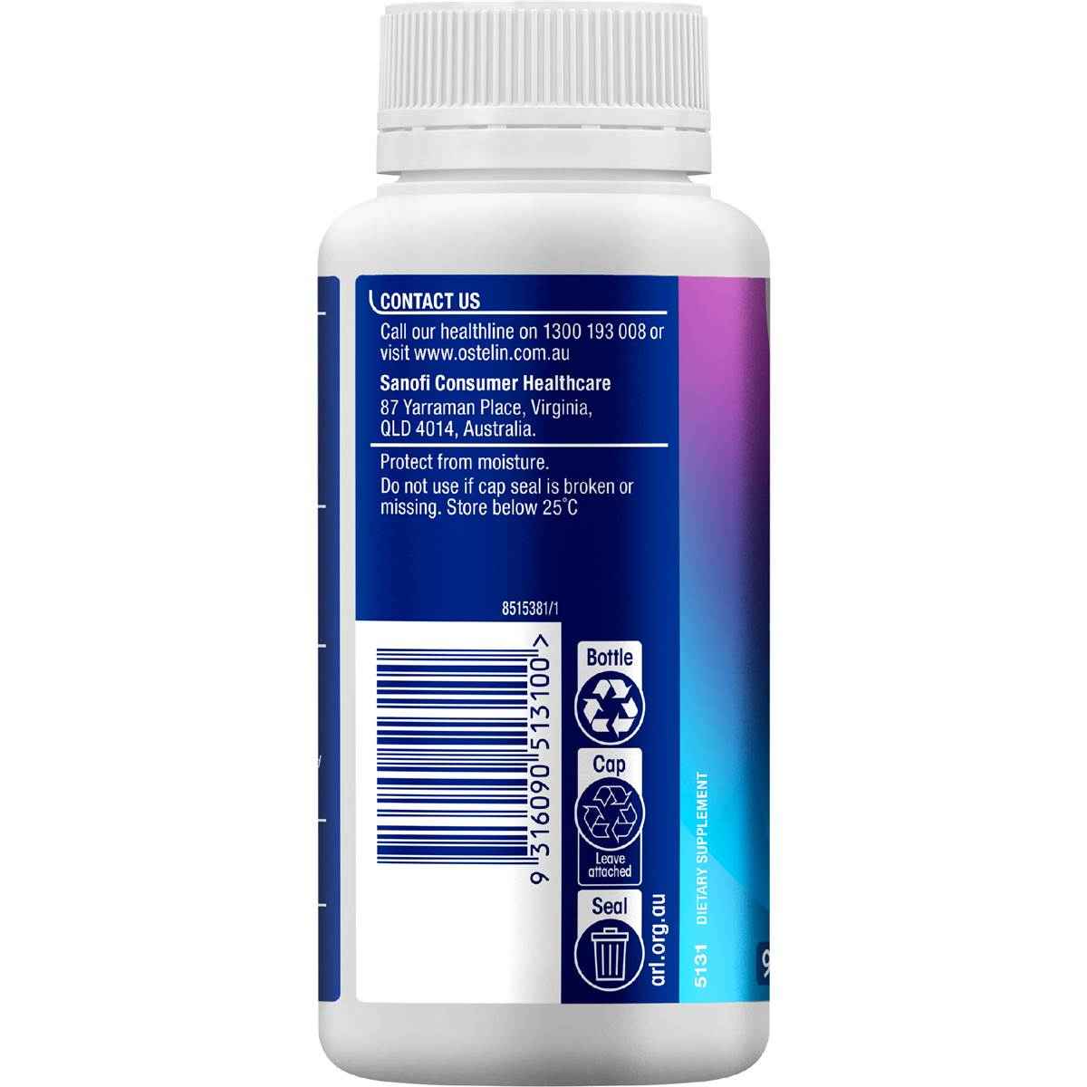 Ostelin Vitamin D3 & Glucosamine + Chondroitin Tablets 90 pack