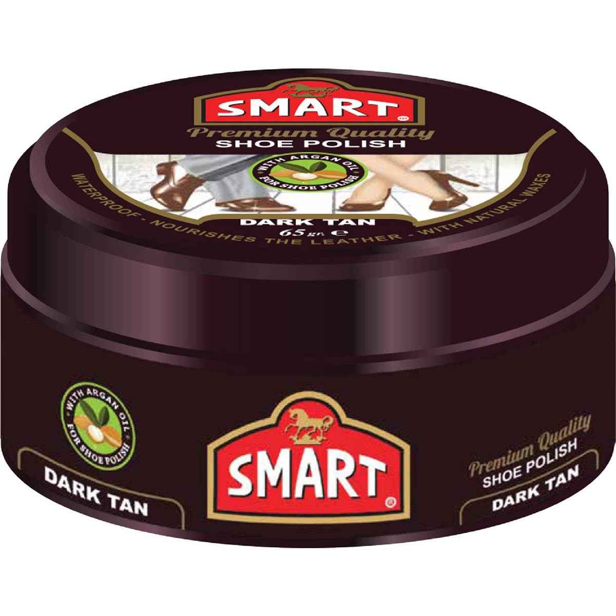 Smart Shoe Polish Dark Tan 65g