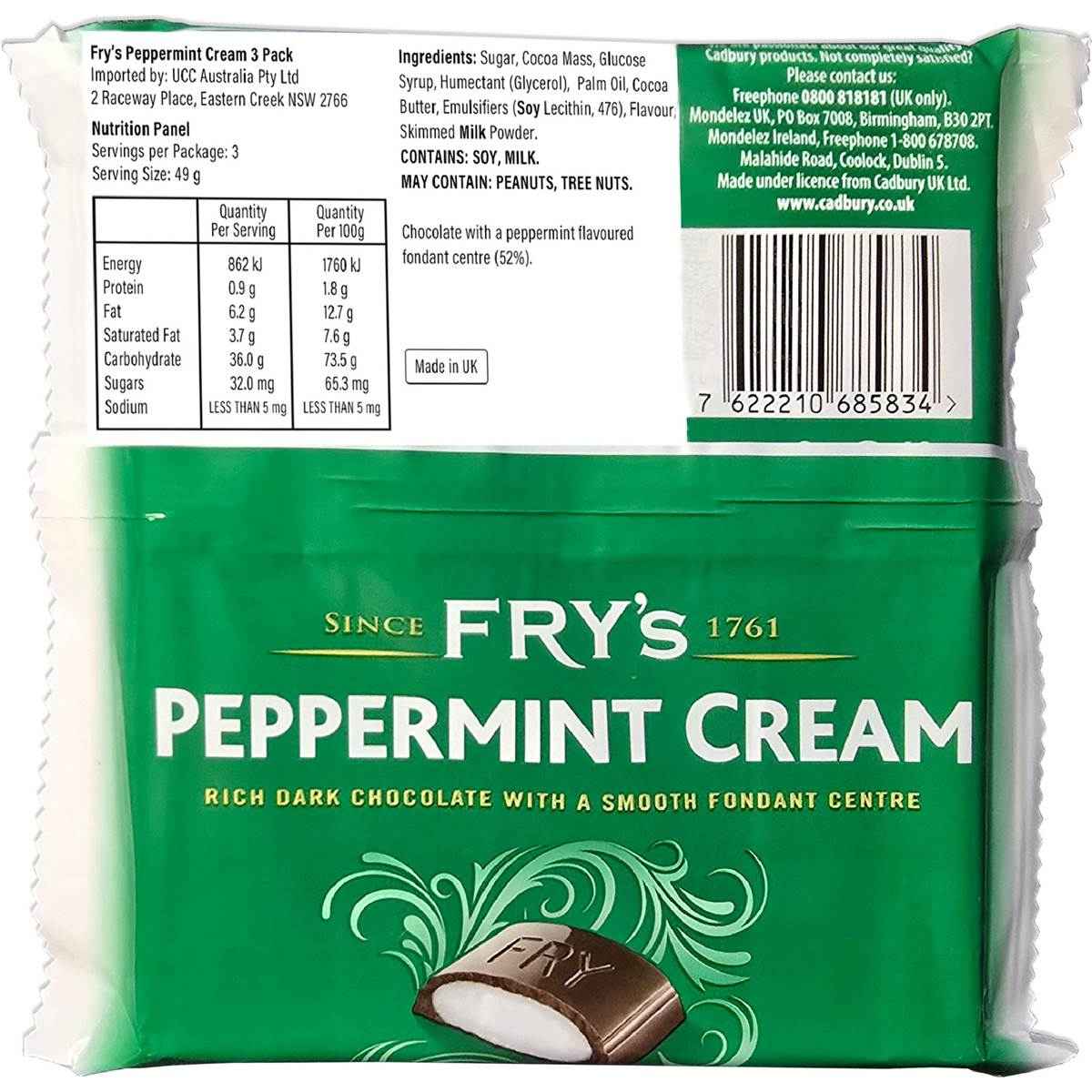 Fry's Peppermint Cream 3 pack