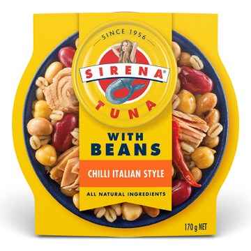 Sirena Tuna With Beans Chilli Italian Style 170g