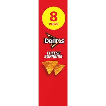 Doritos Cheese Supreme Corn Chips 19g x 8 pack