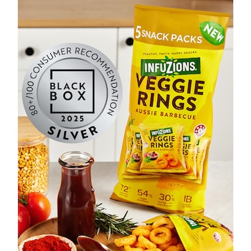 Infuzions Veggie Rings Aussie Barbecue 5 pack