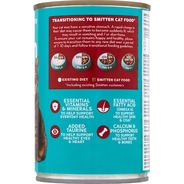 Smitten Wet Cat Food Casserole Beef In Gravy 400g