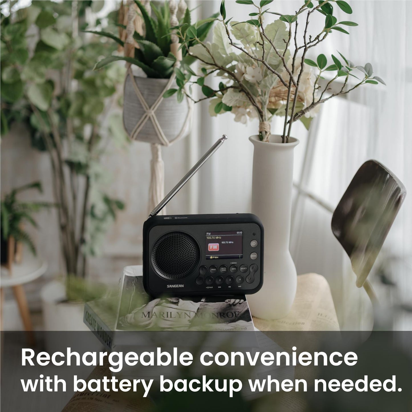 Sangean DPR76BTMB Portable DAB+/FM Radio