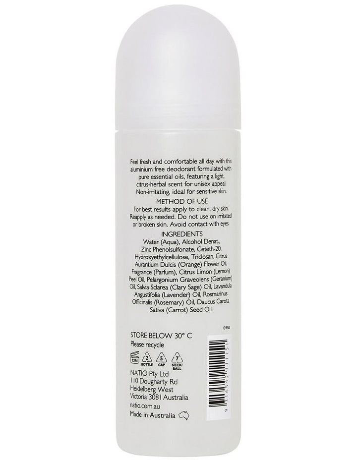 Aluminium Free Roll-On Deodorant 100ml