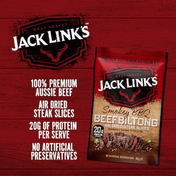 Jack Link's Beef Biltong Smokey BBQ 40g