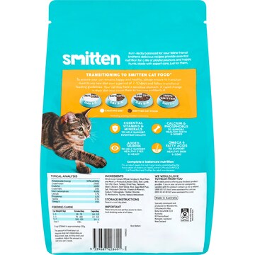 Smitten Adult Dry Cat Food Chicken & Fish 1kg