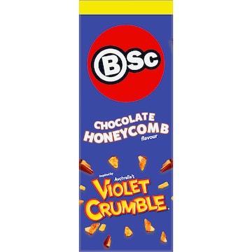 BSc x Violet Crumble Soft Protein Bar Chocolate Honeycomb 40g x 5 pack