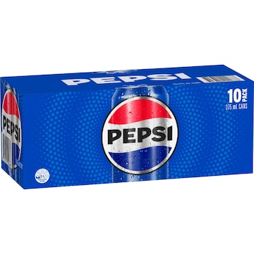 Pepsi Soft Drink Cans 375mL x 10 pack