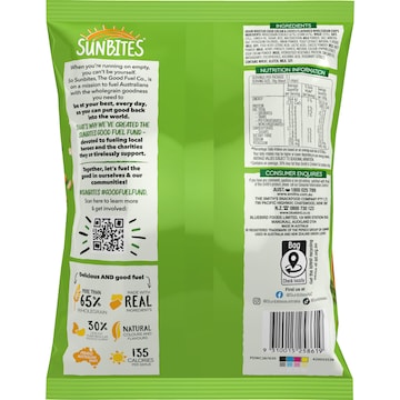 Sunbites Grainwaves Wholegrain Chips Sour Cream & Chives 60g