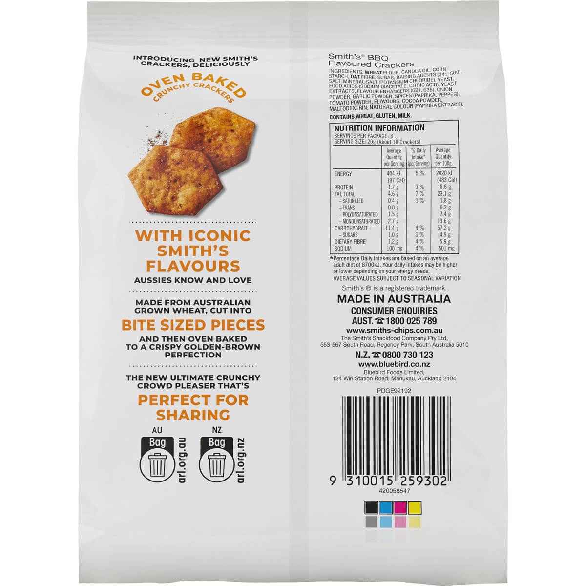 Smith's Crackers Barbeque Snack 90g