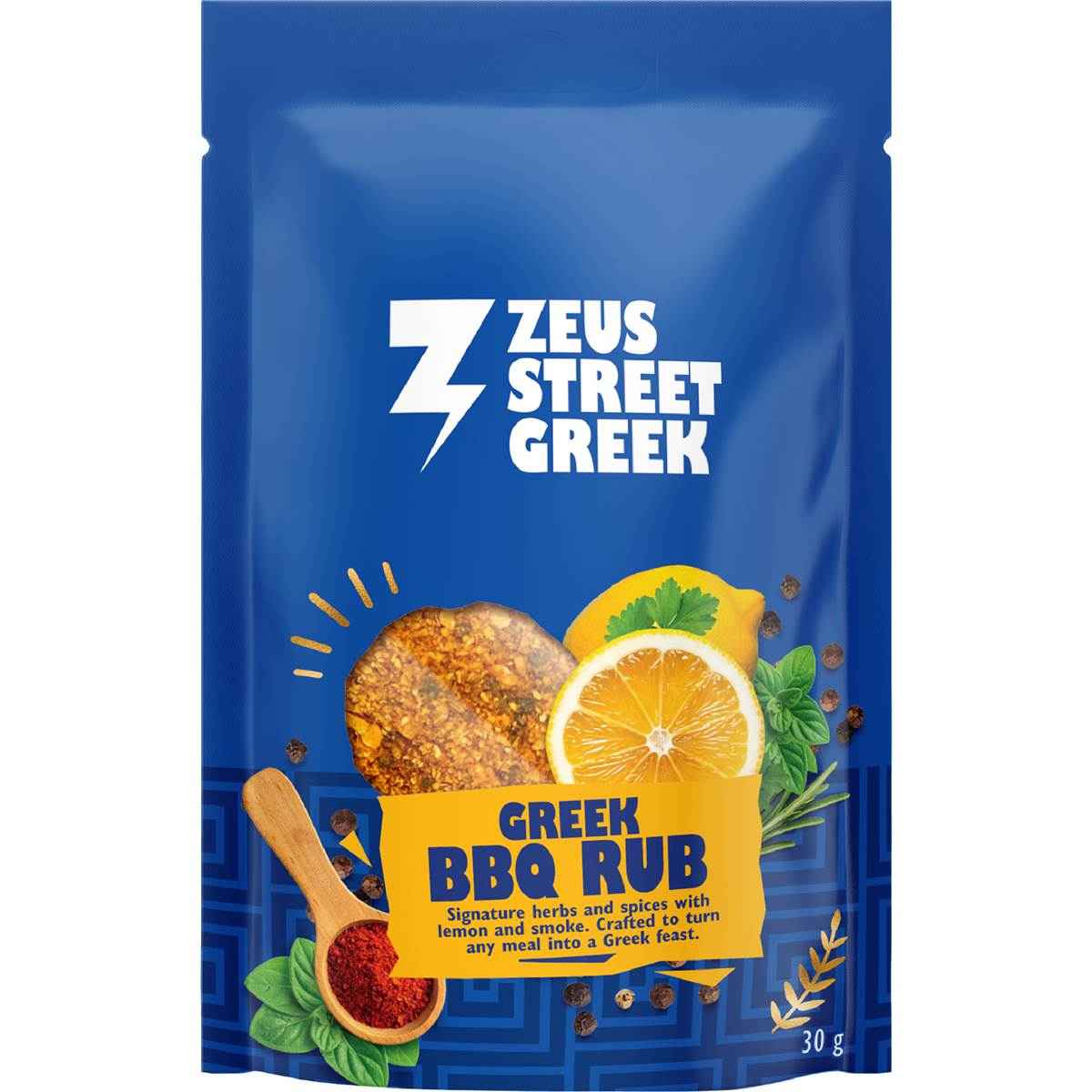 Zeus Street Greek BBQ Rub 30g
