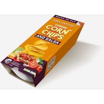 Corn Harvest Corn Chips & Salsa Cheese 100g