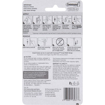 Command Everyday Value General Purpose Small Hooks 4 pack