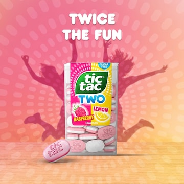 Tic Tac Two Raspberry & Lemon 38 pack 38.5g