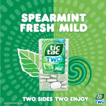 Tic Tac Two Spearmint 38.5g 38 pack