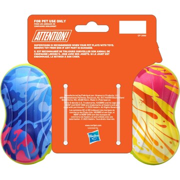 Nerf 7 Inch Colour Blast Squeak Bone Dog Toy each