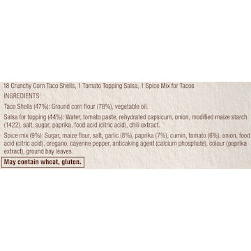 Old El Paso Taco Kit Big Family Size 495g