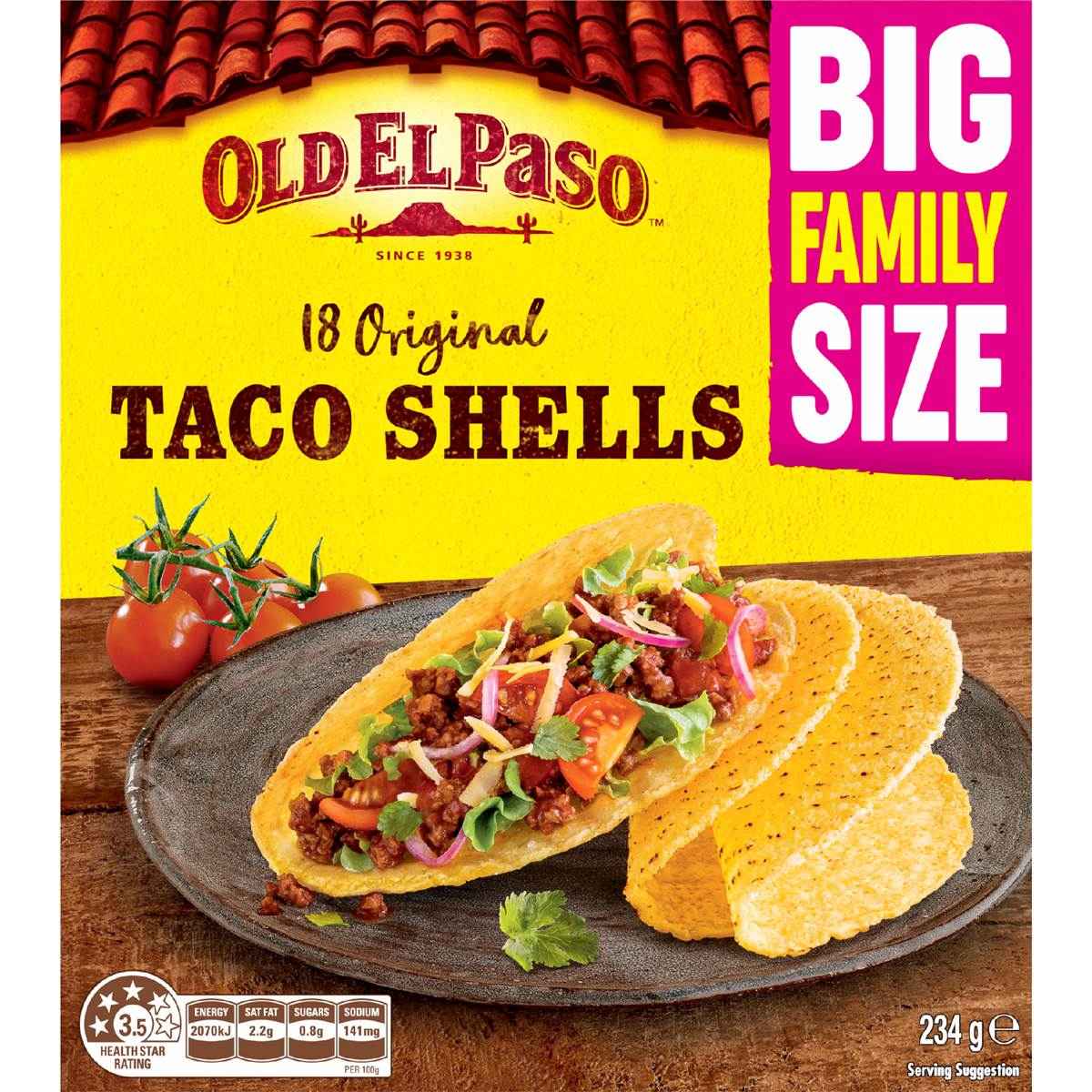 Old El Paso Original Taco Shells Family 18 pack