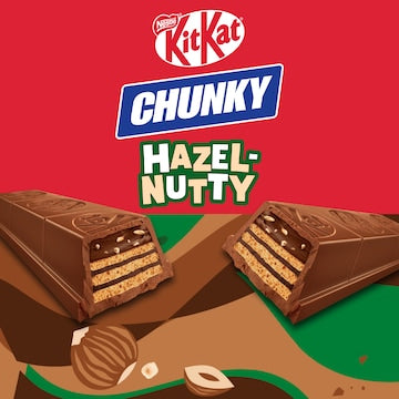 KitKat Chunky Hazelnut Chocolate Bar 41g