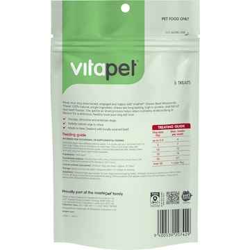 Vita Pet Chewz Meat Straps Beef Weasands 5 pack