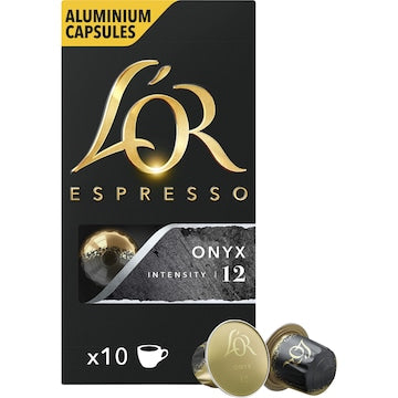 L'Or Espresso Onyx Intensity 12 Coffee Pods 10 pack
