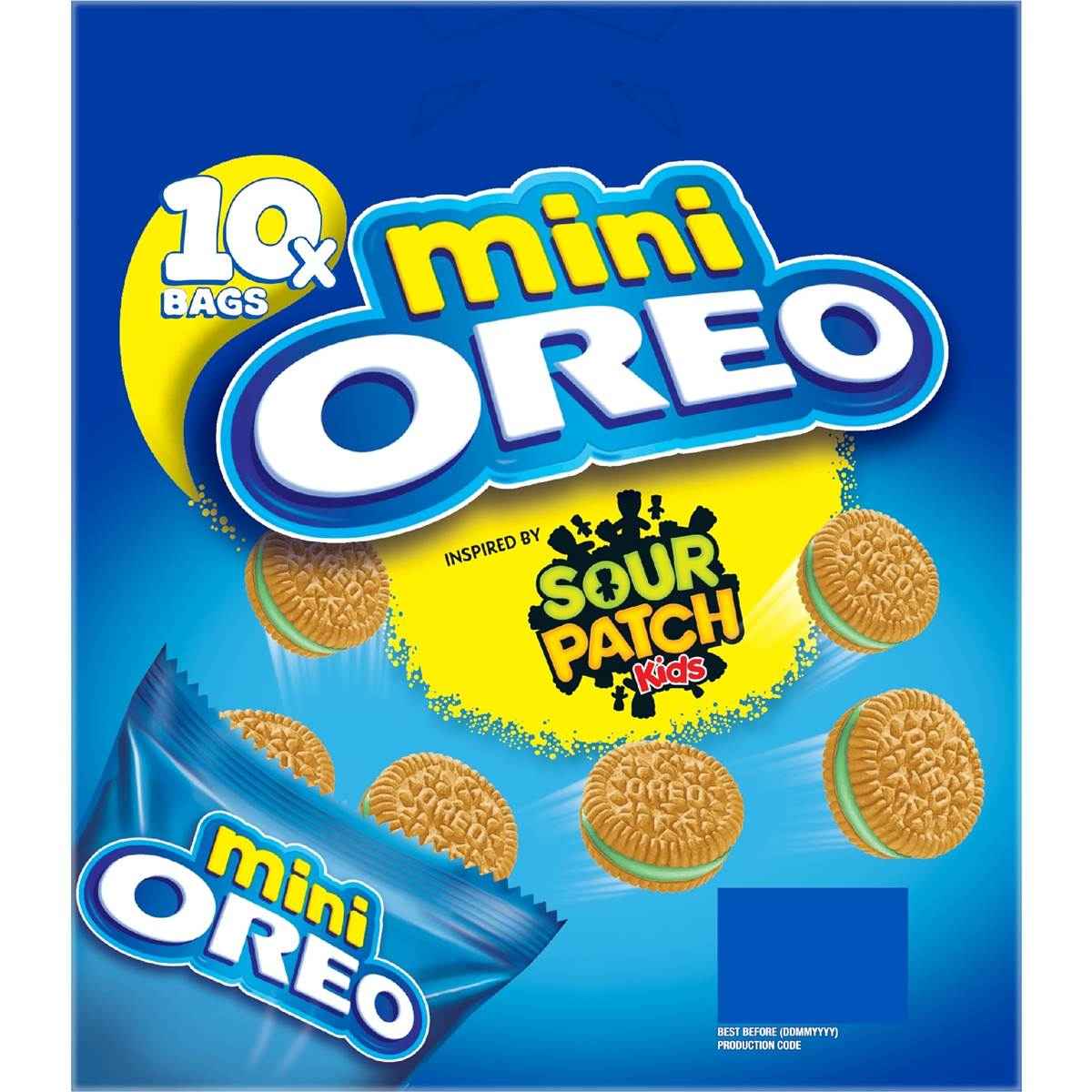 Oreo Mini Cookies Sour Patch 10 pack