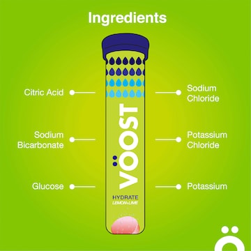 Voost Hydrate Effervescent Tablets Lemon Lime 40 pack