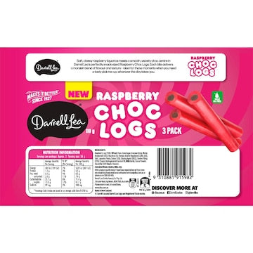 Darrell Lea Raspberry Choc Logs 110g